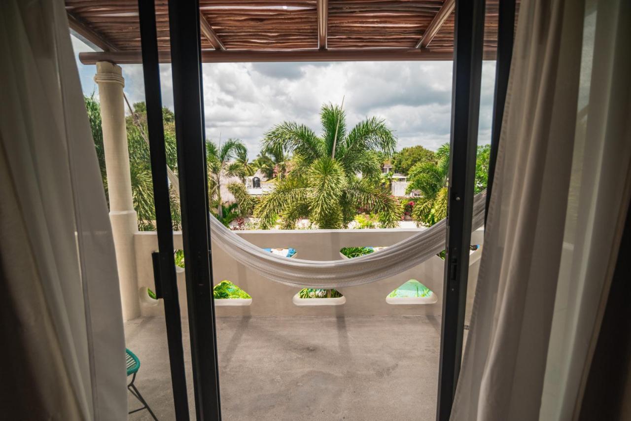 Blue Palm Bacalar Hotel Bagian luar foto